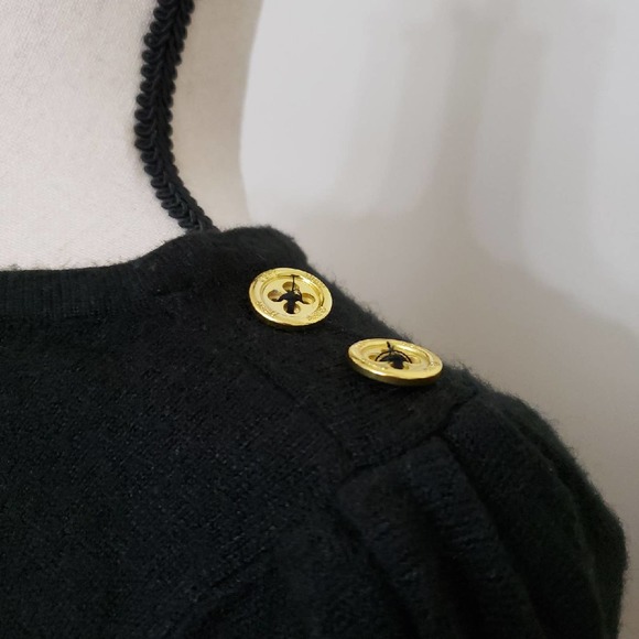 Dept Black & Gold Sequin Sweater Sz S - Picture 4 of 6